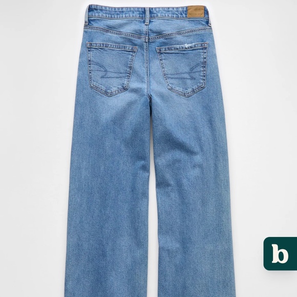 AE Strigid Super High-Waisted Ultra Wide-Leg Jean - Picture 4 of 4